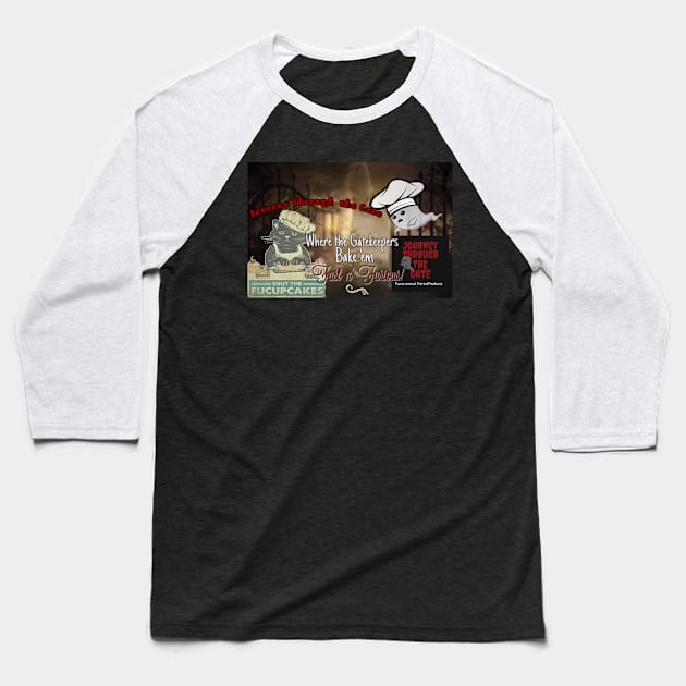 Gatekeeper Cupcakes Baseball T-Shirt by Sysco